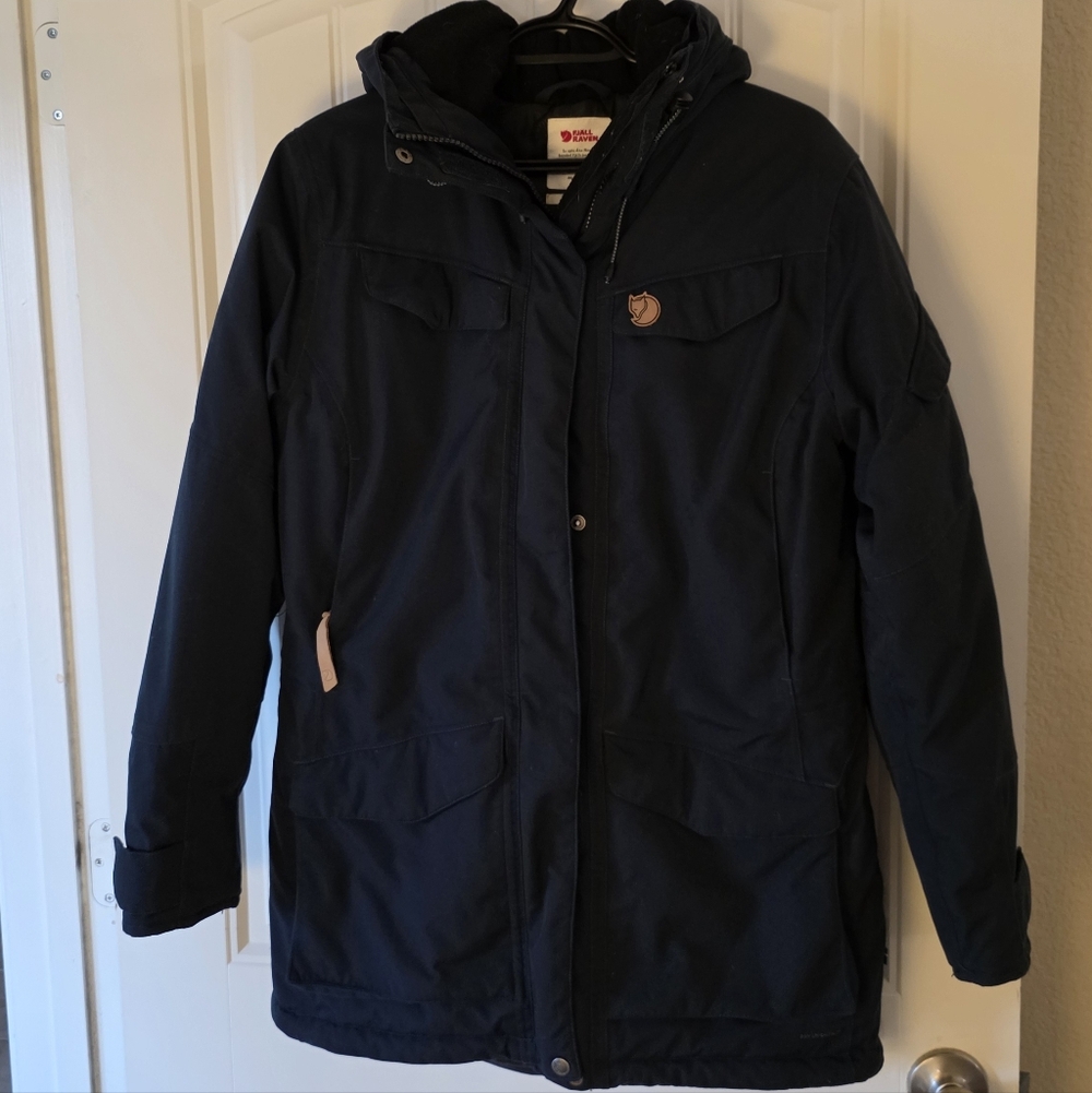 Fjallraven NUUK Parka, Navy, Women's Small